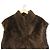 Autre Marque MUSE de Deuxieme Classe TEDDY BOA VEST Chaleco de boa Castaño - vista 4