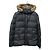 Fendi Fur Trim Down Jacket Black