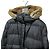 Fendi Fur Trim Down Jacket Black - view 3