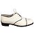 Autre Marque Scarpe Richelieu in pelle bianco e nero