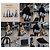 Louis Vuitton Keepall 50 Monogram Galaxy in tela Blu Grigio Monogramma - vista 7