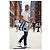 Louis Vuitton Keepall 50 Monogram Galaxy in tela Blu Grigio Monogramma - vista 8