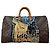 Louis Vuitton Keepall 50 Custom Van Gogh 'Terrazza del Caffè la Sera' Marrone Multicolore Beige