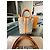 Louis Vuitton Monogram Orange Blanc Flat Bag PM Blanco Beige Naranja - vista 2