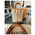 Louis Vuitton Monogram Orange Blanc Flat Bag PM Blanco Beige Naranja - vista 3