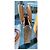 Louis Vuitton Monogram Orange Blanc Flat Bag PM Blanco Beige Naranja - vista 5