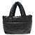 Chanel Coco Cocoon Reversible Tote aus gestepptem Lammleder Medium Schwarz