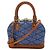 Louis Vuitton Alma BB in Denim Monogram Marrone Blu