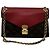 Louis Vuitton Pallas Chain Shoulder Monogram Canvas e Calfskin Large Marrone