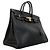 Hermès Borsa Hermes Birkin 40 in pelle Ardennes nera Nero - vista 2