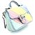 Mini borsa Gucci GG Marmont Top Handle Flap Diagonal Quilted Leather Multicolore - vista 3