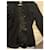 Chanel Uniform Camicia in seta nera Nero - vista 3
