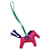 Hermès Hermes Rodeo PM Rainbow Reversible Handbag Charm Pink Blue  - view 3