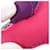 Hermès Hermes Rodeo PM Rainbow Reversible Handbag Charm Pink Blue  - view 4