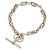 Hermès Hermes Chaine d'Ancre TPM 22-link Silver Charm Bracelet Plata