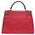 Hermès Borsa Hermes Kelly 32 in Rouge Vif e Vert Rosso Verde chiaro - vista 2