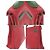 Hermès Borsa Hermes Kelly 32 in Rouge Vif e Vert Rosso Verde chiaro - vista 8