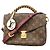 Borsa Louis Vuitton Monogram Pochette Metis MM Marrone