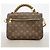Borsa Louis Vuitton Monogram Pochette Metis MM Marrone - vista 9