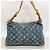 Borsa Louis Vuitton Monogram Denim Baggy PM Blu - vista 12