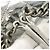 Borsa a Spalla Chanel Boy Chain Argento - vista 10
