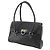 Borsa Salvatore Ferragamo Gancini in pelle Medium Nero - vista 3