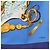 Silk In Hermès Sciarpa Hermes Carre 90 Brise de Charme Blu Multicolore - vista 6