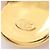 Broche Chanel Coco Mark Clover banhado a ouro Dourado - vista 3