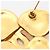 Broche Chanel Coco Mark Clover banhado a ouro Dourado - vista 4