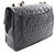 Borsa a tracolla Chanel Matelassé 34 Single Flap Nero - vista 2