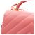 Borsa a mano e a tracolla 2-Way Chanel Chevron V-stitch Top Handle Rosa - vista 7