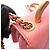Borsa a mano e a tracolla 2-Way Chanel Chevron V-stitch Top Handle Rosa - vista 8