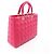 Borsa a 2 modi Christian Dior Lady Large Cannage Rosa - vista 2