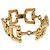 Bracciale GUCCI Horsebit in metallo Oro Auth 191123M D'oro