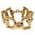 Bracciale GUCCI Horsebit in metallo Oro Auth 191123M D'oro - vista 3