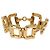 Bracciale GUCCI Horsebit in metallo Oro Auth 191123M D'oro - vista 4