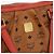 Bolsa Tote MCM Vicetos em PVC e couro marrom com detalhes dourados 2way Auth ki6729A - vista 12