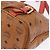 Bolsa Tote MCM Vicetos em PVC e couro marrom com detalhes dourados 2way Auth ki6729A - vista 16