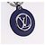 LOUIS VUITTON Portachiavi LV Padded Circle Metal Blue Silver M00744 Auth ka5451 - vista 3