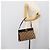 Borsa a tracolla Christian Dior Trotter Canvas Beige Oro Autentica 193146 D'oro - vista 20