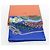 Hermès Sciarpa HERMES Carre 90 in seta blu « Grands Fonds» Autentica 190368M - vista 15
