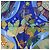 Hermès Sciarpa HERMES Carre 90 in seta blu « Grands Fonds» Autentica 190368M - vista 6