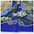 Hermès Sciarpa HERMES Carre 90 in seta blu « Grands Fonds» Autentica 190368M - vista 9