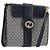 Borsa a Spalla GUCCI Micro GG Canvas Navy Gold Tone Auth ep15230 Blu navy