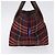 Set di 3 borse Burberry Nova Check Blue Label in nylon, Marrone e Rosso, Autentico am11993 - vista 4