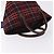 Set di 3 borse Burberry Nova Check Blue Label in nylon, Marrone e Rosso, Autentico am11993 - vista 5
