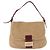 FENDI Mamma Baguette Schultertasche Stroh Beige Silber Authentisch yk20673SAV - Ansicht 13