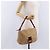 FENDI Mamma Baguette Schultertasche Stroh Beige Silber Authentisch yk20673SAV - Ansicht 24