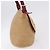 FENDI Mamma Baguette Schultertasche Stroh Beige Silber Authentisch yk20673SAV - Ansicht 4