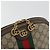 Borsa GUCCI GG Supreme Ophidia Sherry Line PVC Beige Oro 499621 Auth 194060 - vista 10